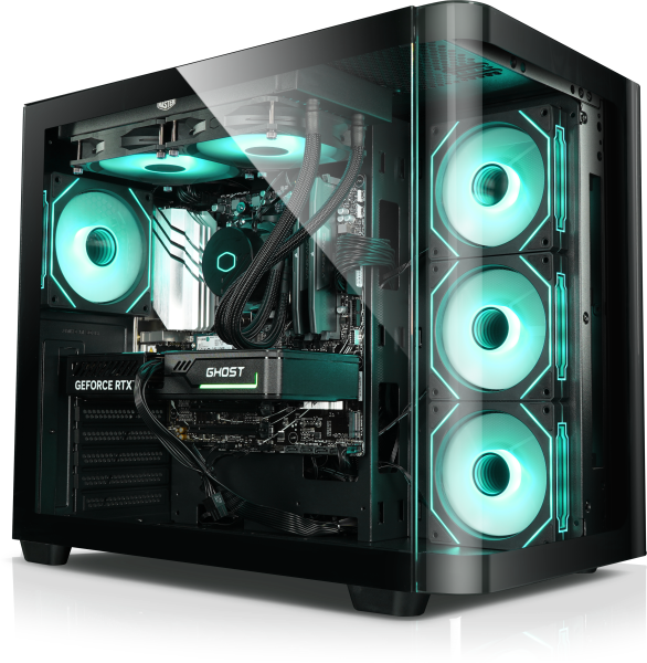 GAMING PC VIPER X2 | AMD Ryzen 5 9600X | Nvidia RTX 5070 Ti | 32GB DDR5 | 1TB M.2 SSD